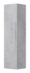 Badezimmer Hochschrank Homeline in Stone Design grau Badschrank hängend 35 x 150 cm
