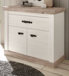 Kommode Rovola in Pinie weiß / Oslo Pinie Landhaus 107 x 89 cm Kommode Rovola in Pinie weiß / Oslo Pinie Landhaus 107 x 89 cm