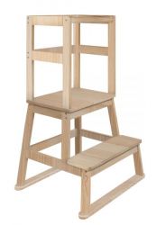 BOMI® Lernturm Swubi in Kiefer naturbelassen Learning Tower Stehhilfe für Kinder BOMI® Lernturm Swubi in Kiefer naturbelassen Learning Tower Stehhilfe für Kinder