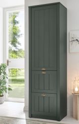 Garderobenschrank Forres in grün Landhausstil Garderobe 60 x 204 cm Garderobenschrank Forres in grün Landhausstil Garderobe 60 x 204 cm