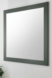 Garderobenspiegel Forres in grün Landhausstil Flur Diele Spiegel 82 x 82 cm