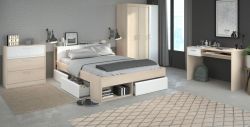 Parisot Kinderzimmer komplett Set Toms 4-teilig mit Kleiderschrank und Schreibtisch Parisot Kinderzimmer komplett Set Toms 4-teilig mit Kleiderschrank und Schreibtisch