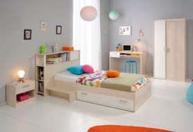 Parisot Kinder- und Jugendzimmer Set 5-teilig Charly10 in Akazie und weiß Parisot Kinder- und Jugendzimmer Set 5-teilig Charly10 in Akazie und weiß