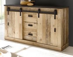 Sideboard Stove in Used Wood hell und anthrazit Kommode 162 x 91 cm Sideboard Stove in Used Wood hell und anthrazit Kommode 162 x 91 cm