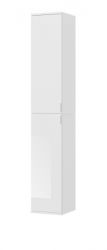 Stauraumschrank ProjektX in weiß Hochglanz Mehrzweckschrank 30 x 193 cm Hochschrank