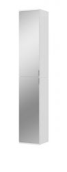 Stauraumschrank mit Spiegel SystemX in weiß Mehrzweckschrank 30 x 193 cm Hochschrank mit Spiegeltür Stauraumschrank mit Spiegel SystemX in weiß Mehrzweckschrank 30 x 193 cm Hochschrank mit Spiegeltür