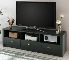 TV-Lowboard Forres in grün Landhaus TV Unterteil 158 x 47 cm TV-Lowboard Forres in grün Landhaus TV Unterteil 158 x 47 cm