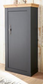 Kommode Ribera in grau und Wotan Eiche Landhaus Wohn- und Esszimmer Highboard 72 x 146 cm