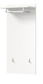 Garderobenpaneel Grazie in weiß Flur Wandgarderobe 55 x 114 cm Garderobenpaneel Grazie in weiß Flur Wandgarderobe 55 x 114 cm