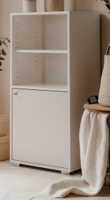 Regalschrank Fidan in weiß Regal 46 x 97 cm Regalschrank Fidan in weiß Regal 46 x 97 cm