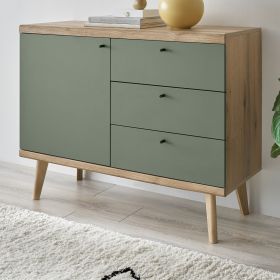 Sideboard Juna in Salbei und Evoke Eiche Kommode skandinavisch 107 x 83 cm Sideboard Juna in Salbei und Evoke Eiche Kommode skandinavisch 107 x 83 cm